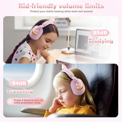 Cat Ear Kids Bluetooth Headphones Wireless Headphone