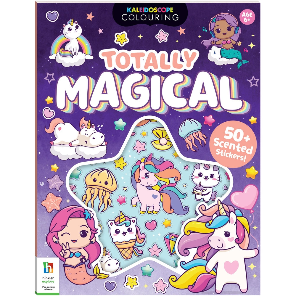 HINKR Totally Magical Sticker Book Scented 48 pcs
