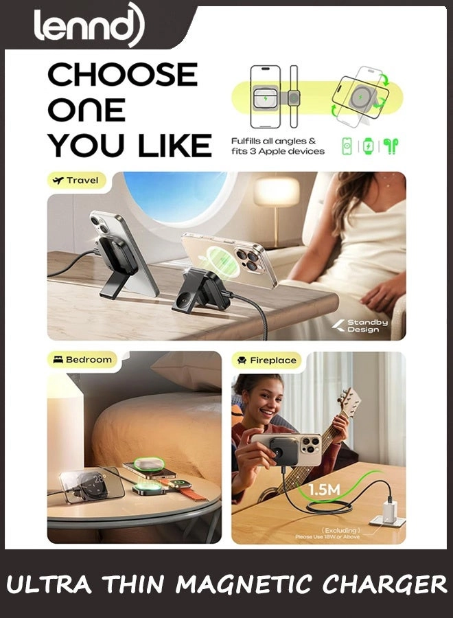 MagSafe Charging Stand - Wireless iPhone 16 Travel