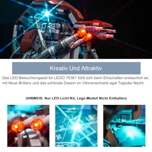 LED Light Set for LEGO Droideka 75381 - Copper 5V