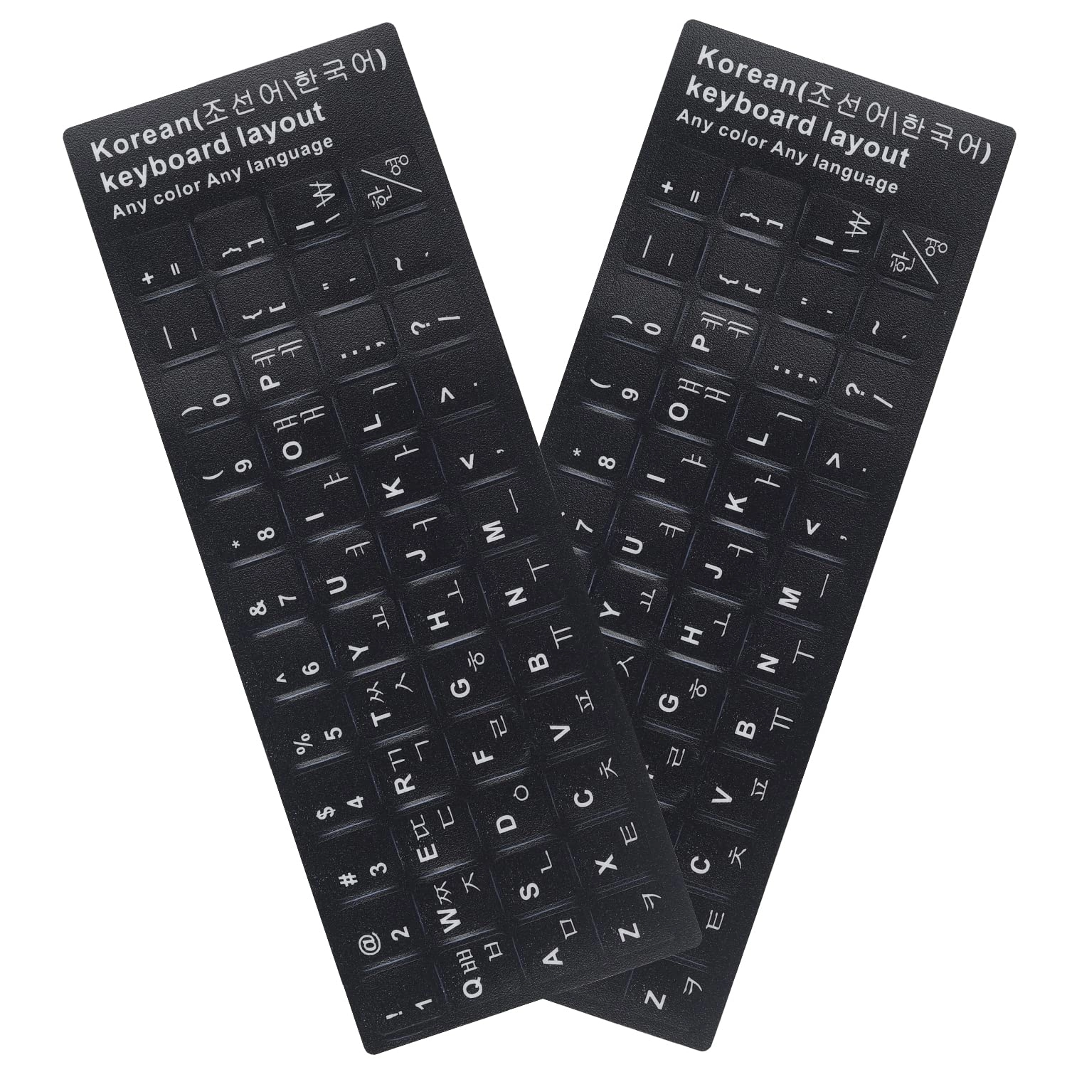 MUBUY-GOL Universal Korean Keyboard Stickers - KR Wireless