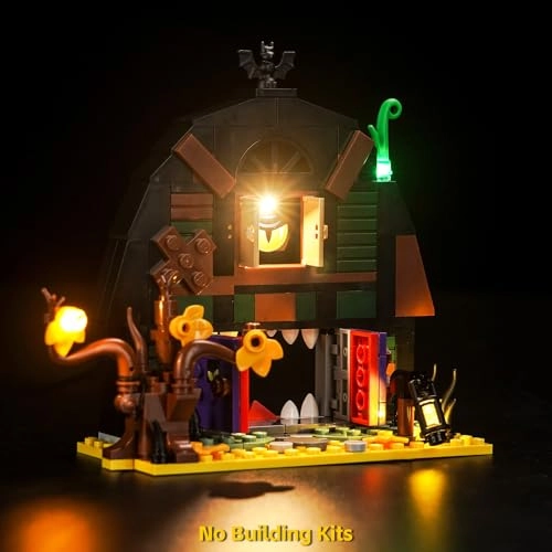 LED Light Set - Compatible with 40721 Halloween Barn 5 light sources