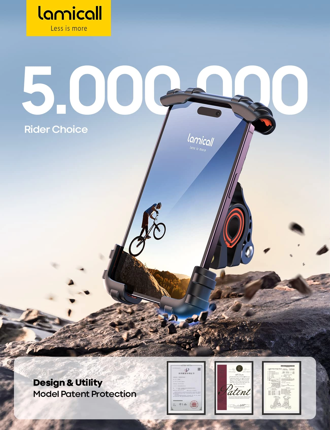 BM02-Y - Adjustable Handlebar Mount