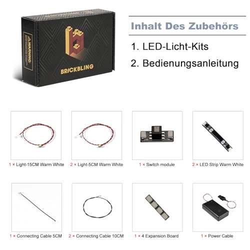 76445 Herbology Class - LED Light Set Compatible with Lego Hogwarts Castle