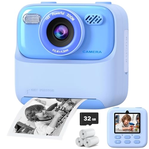 Instant Print Camera - 32GB White