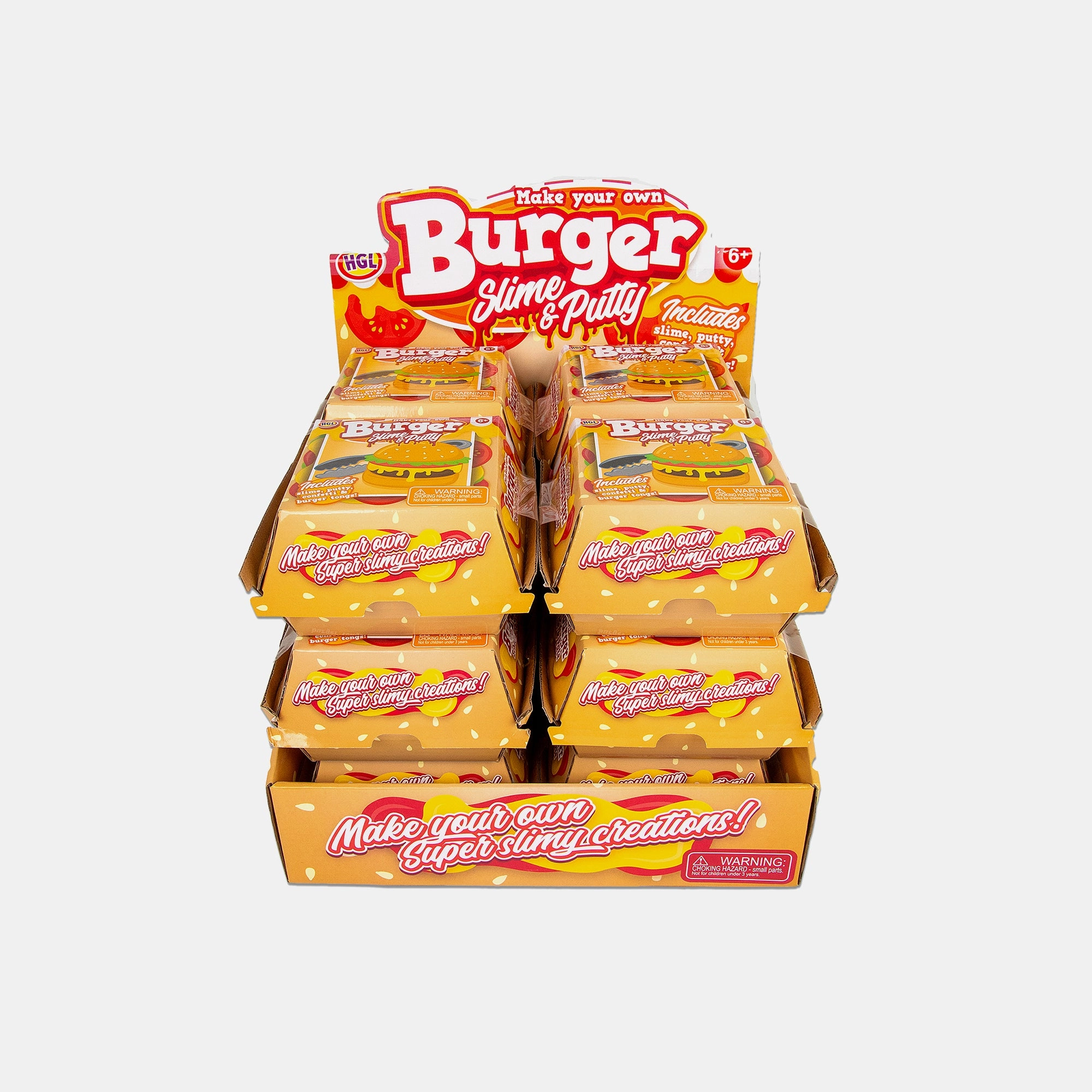BORDERS Make Your Own Burger Slime And Putty - 8+ years 9 pcs