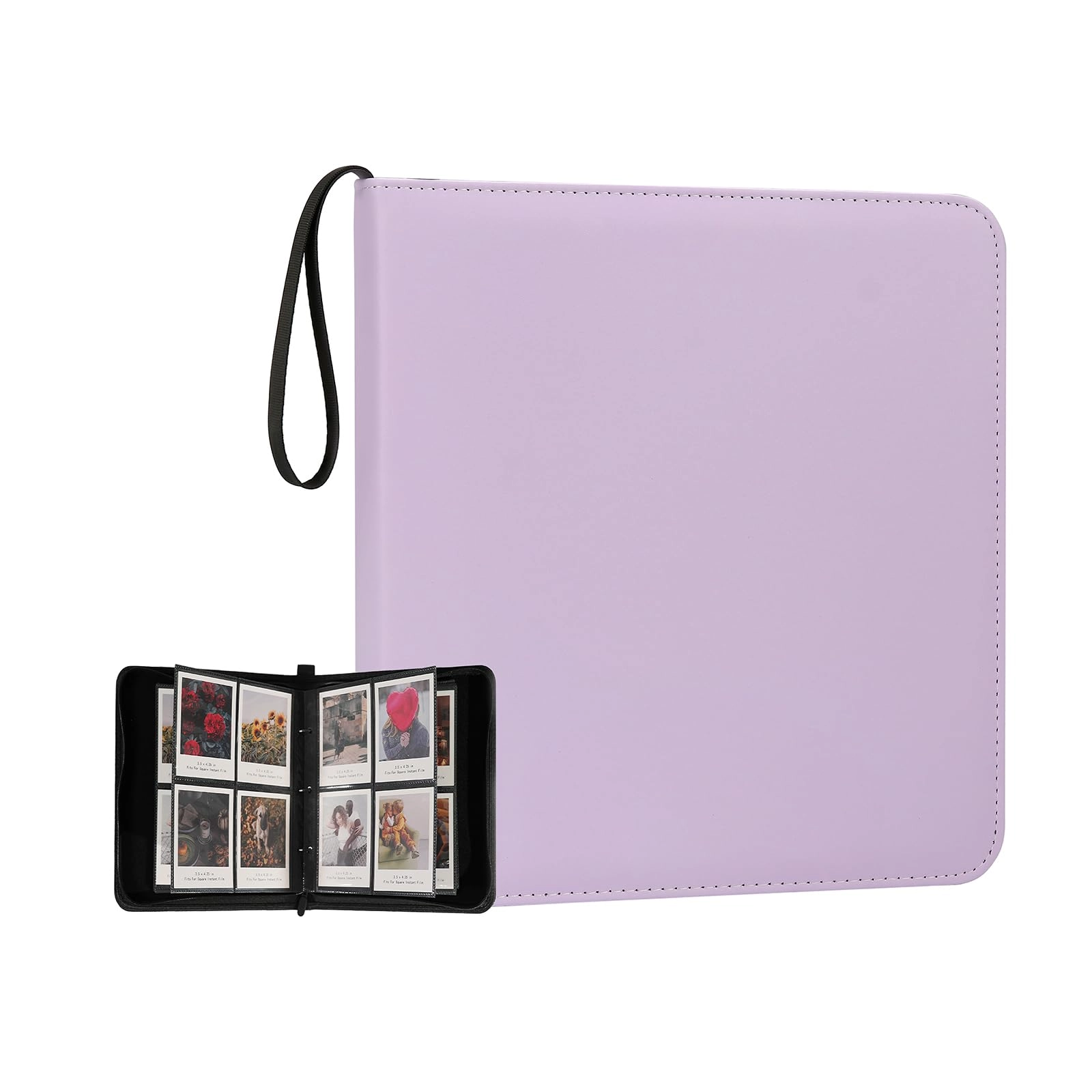 i-Type Square 240 Pockets PU Laminated with Greyboard Photo Album