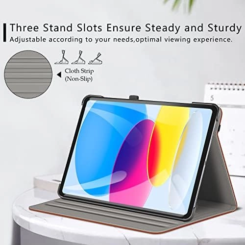 Auto Wake/Sleep Multi-Angle Stand Case with Pencil Holder for iPad 10th Generation 10.9-inch (2022)