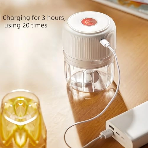 Electric garlic crusher01 - 250ml Battery Powered