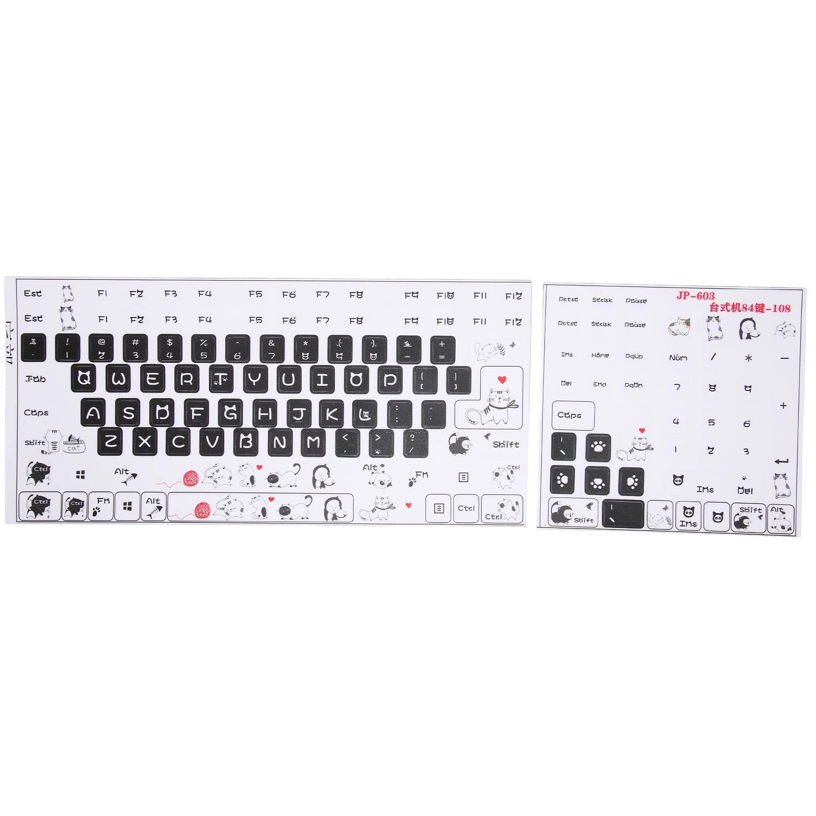 YWJAN Keyboard Stickers