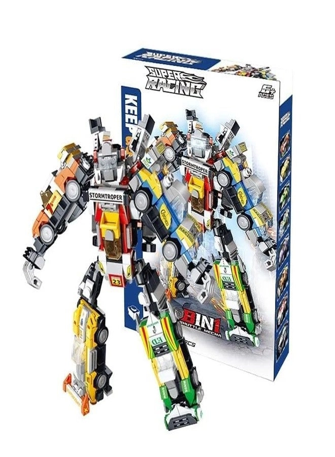 Giptoc Robot - 8-in-1 Building Blocks Set