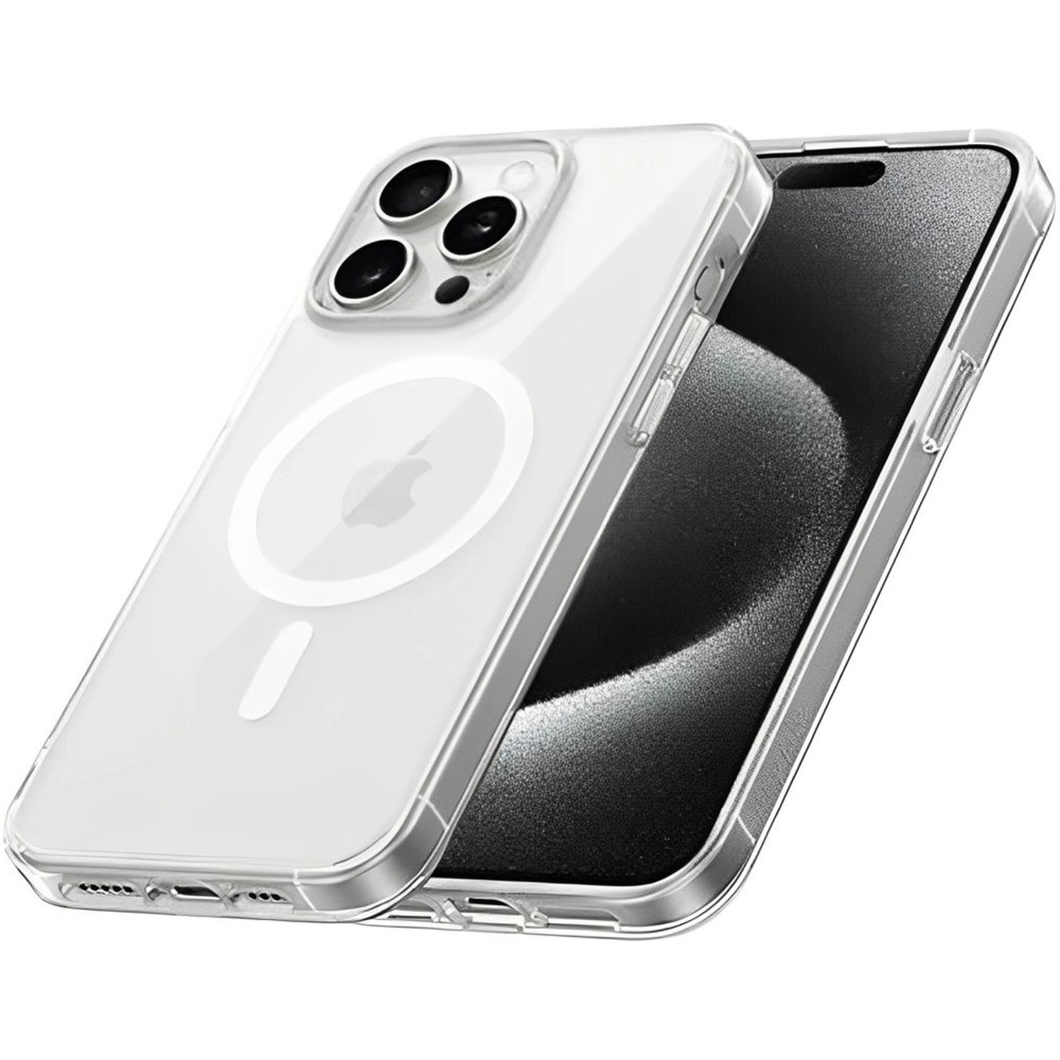 Magnetic Case Transparent for iPhone 16 Pro