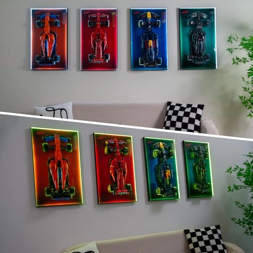 Display Wall Plate for LEGO Technic McLaren Formula 1 Racing Car 42141 - 75X45cm