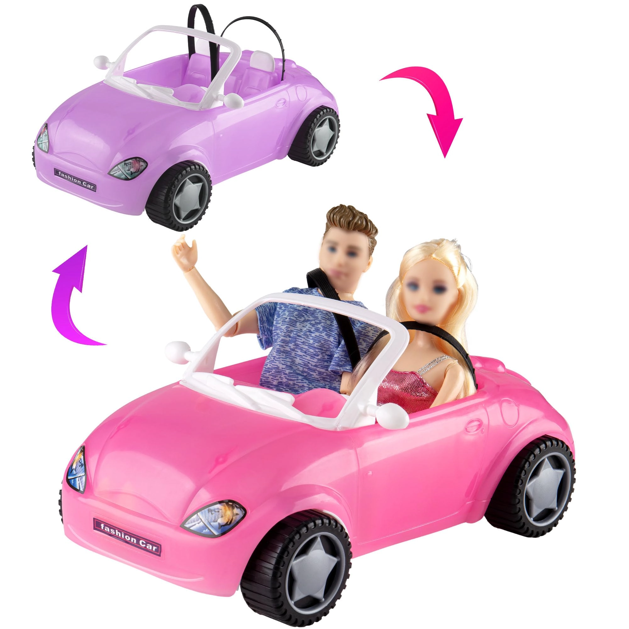 Bettina Color Change Doll Car