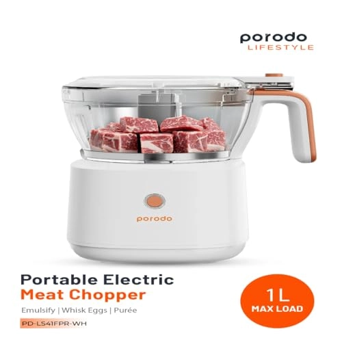 Portable Electric Meat Chopper - 1L 1500mAh Battery