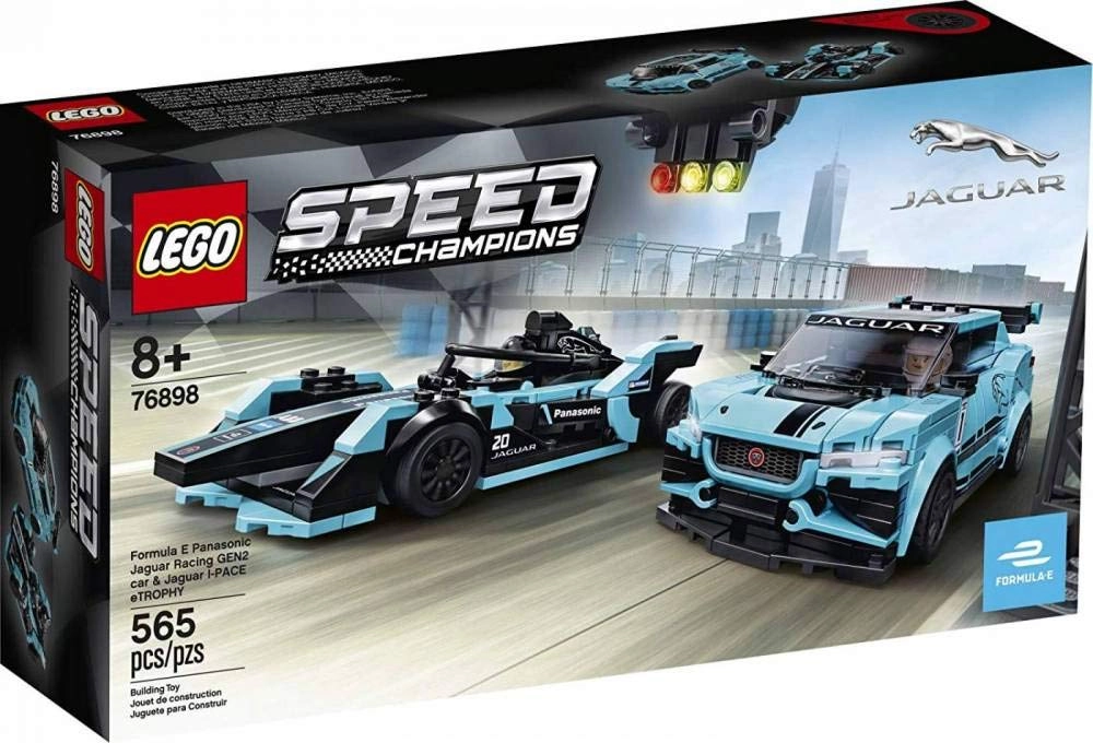 Speed Champions Formula E Panasonic Jaguar Racing Gen2 + Jaguar I-PACE eTROPHY