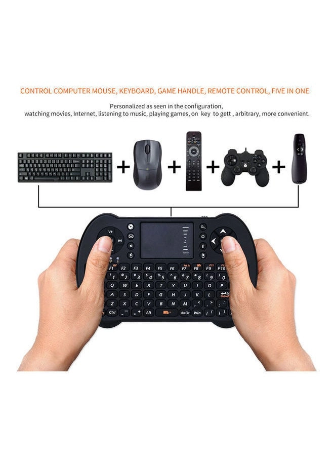 Wireless Keyboard - Wired + Air Fly Mouse