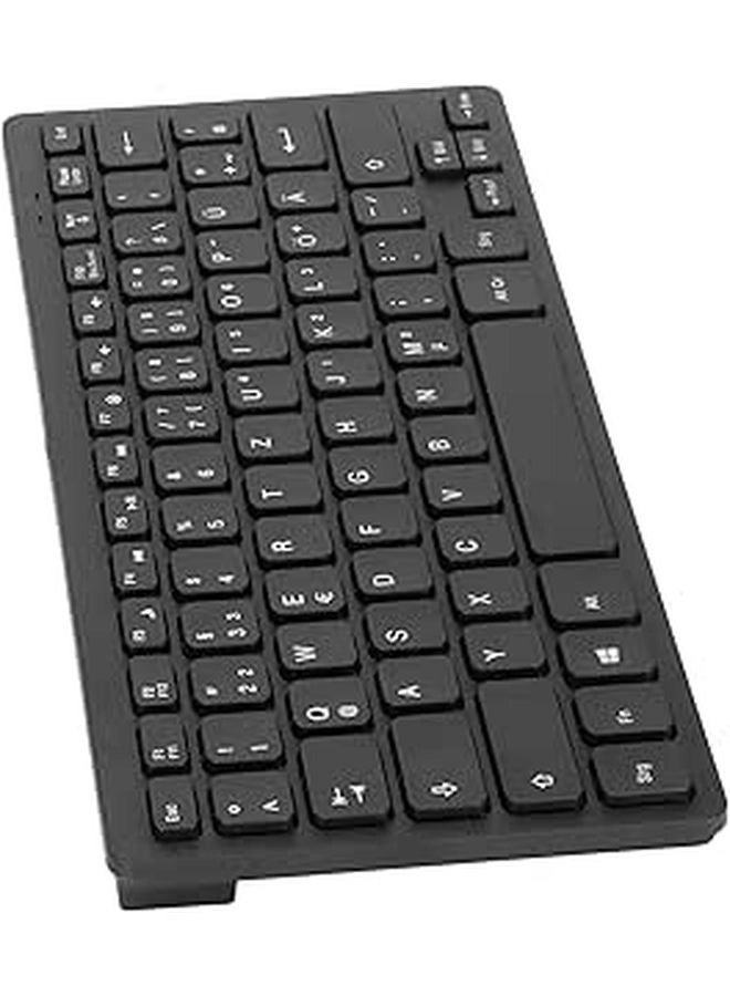 Fesjoy Ergonomic Mini Mechanical Keyboard - German QWERTZ Wired