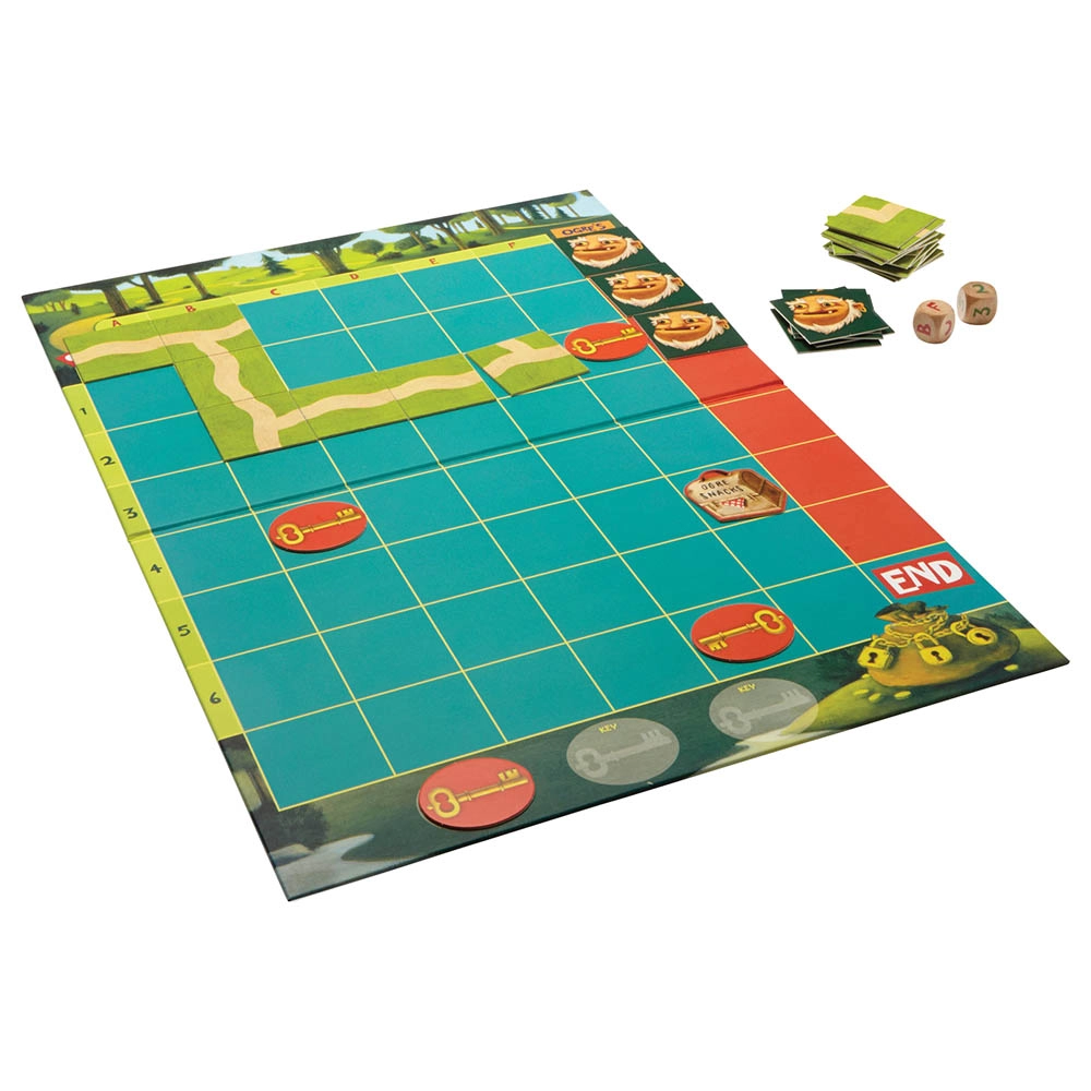 Race to the Treasure! - Cooperative Path Building Game