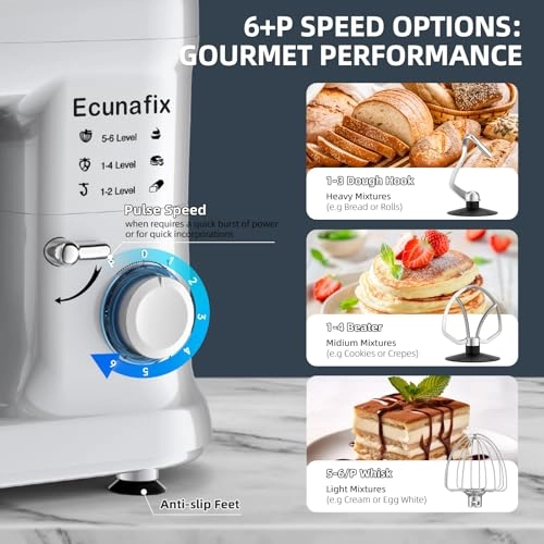 Planetary Mixer - 6.5 Liters 2000 watts