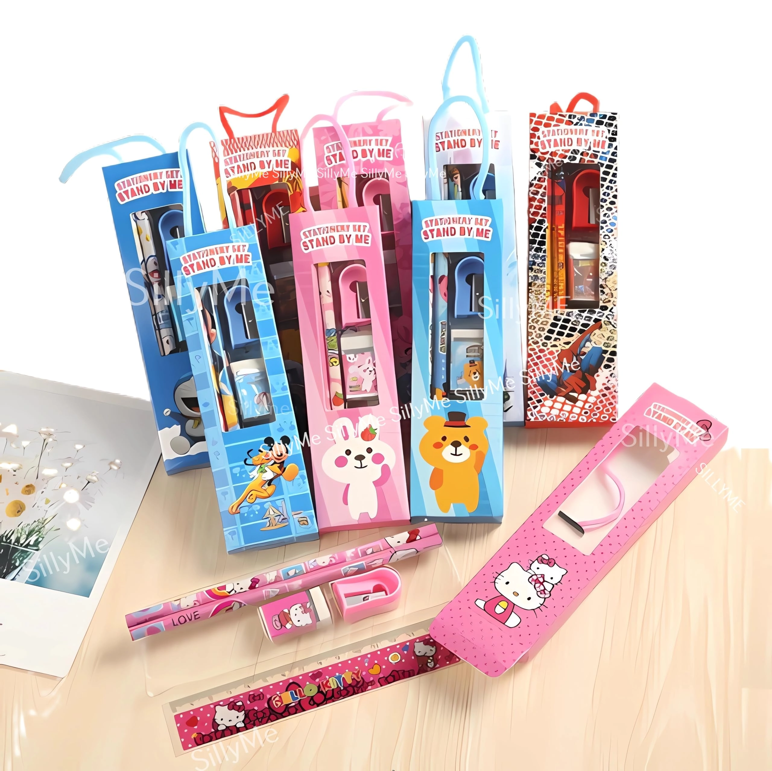 Sillyme 6pcs Stationery Set
