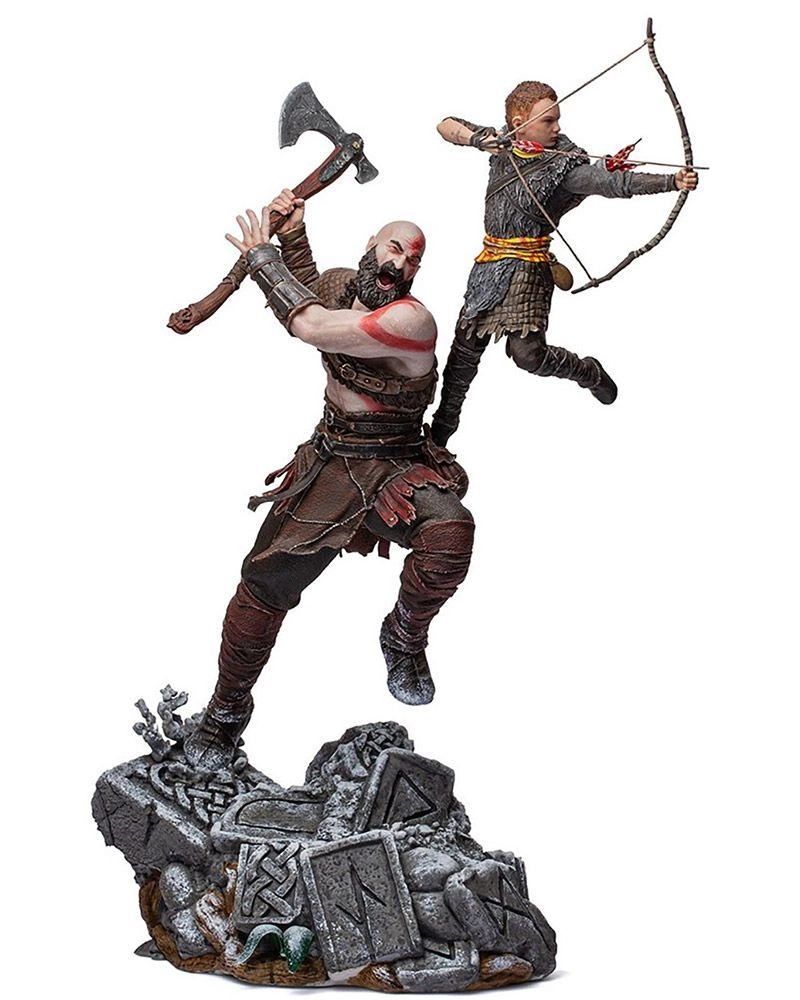 Iron Studios Kratos and Atreus - God of War - BDS Art Scale 1/10 Statue