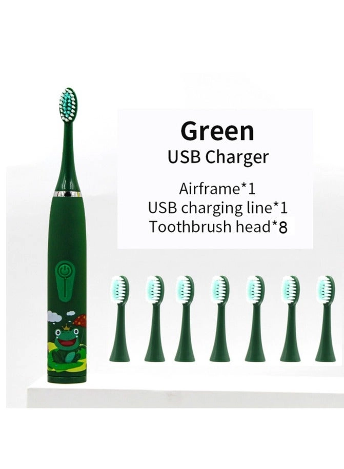 Electric Toothbrush - Children's Cartoon Pattern Ultrasonic