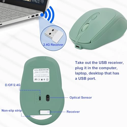Rechargeable Wireless Mouse - Bluetooth