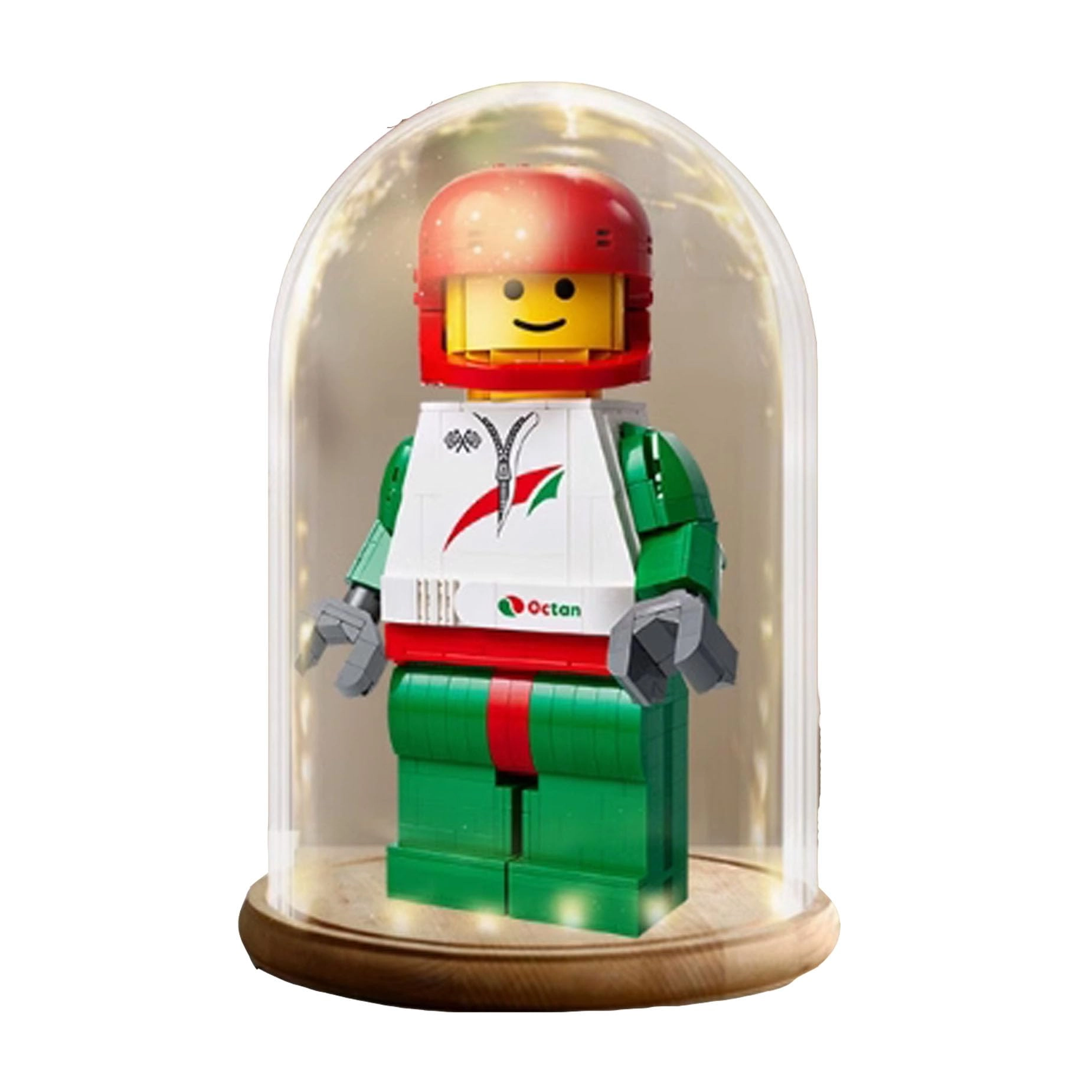 Acrylic Display Box - 2mm Transparent Dust Box for LEGO 40819 People Model