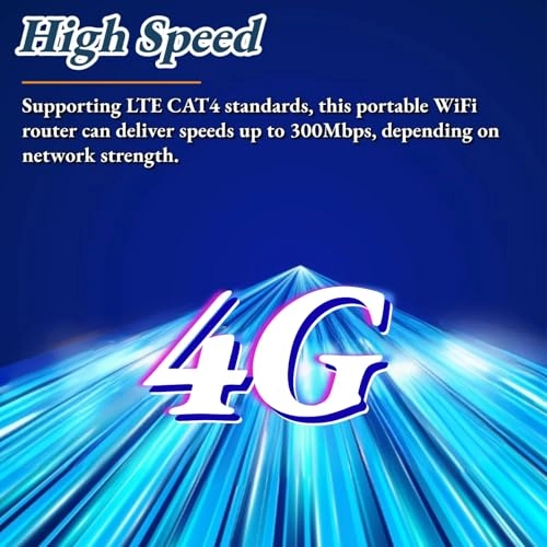 Portable Mobile Hotspot - 4G 5G 802.11 b/g/n 300Mbps