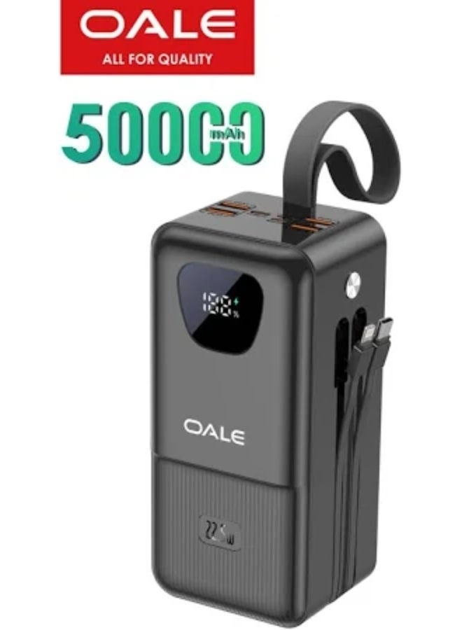 OALE 3T34T - 50000mAh 22.5W Fast charging 2 USB 2 Type-C