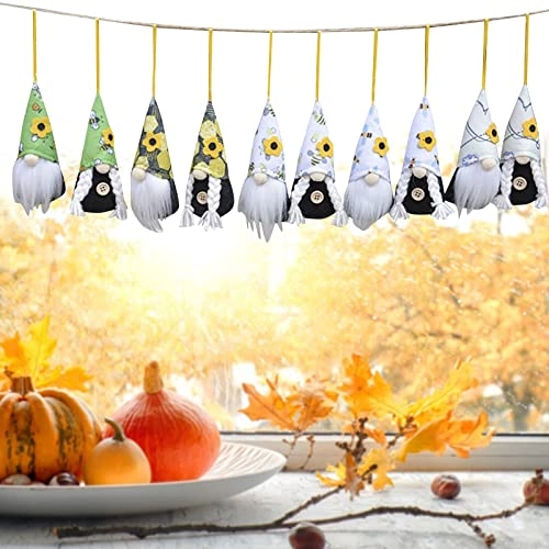 Bee Festival Gnome Pendant - cloth