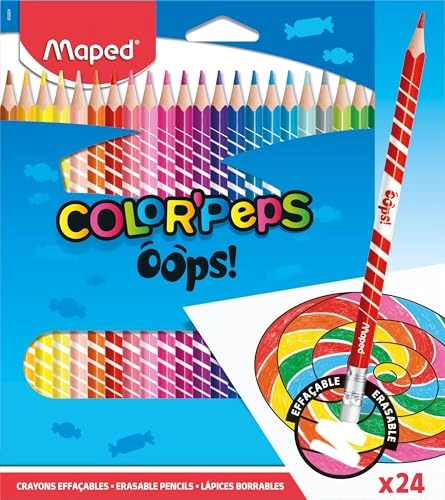 Color'Peps Oops Coloured Pencils - 24 Pcs