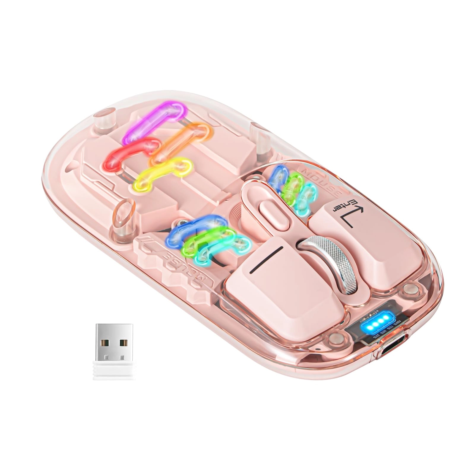 ZREOLYP Wireless Mouse - Bluetooth, USB