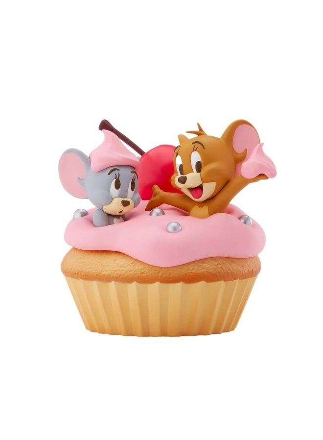 Banpresto Fluffy Puffy Tom And Jerry Jerry & Tuffy Cupcake Soft Vinyl Figure - 11 cm (11 cm) (4983164291629)