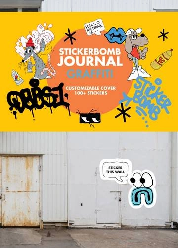 Laurence King Publishing Graffiti Sticker Book 4 pcs