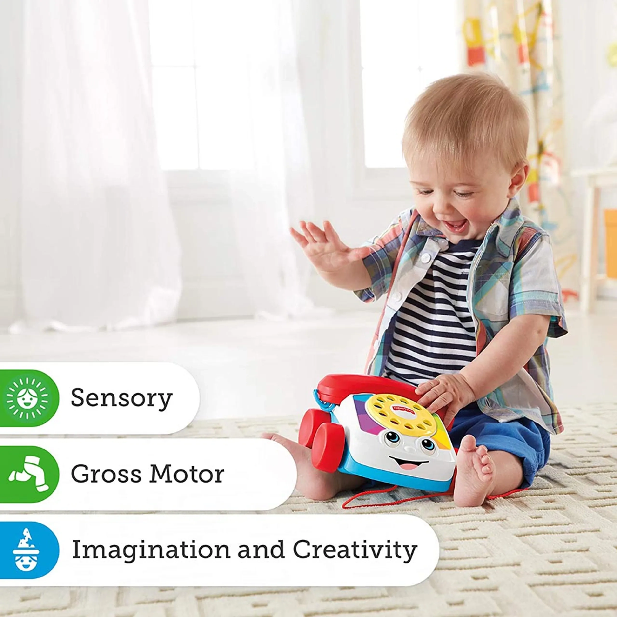 Chatter Telephone - Pull Along Suitable for 12 months & above