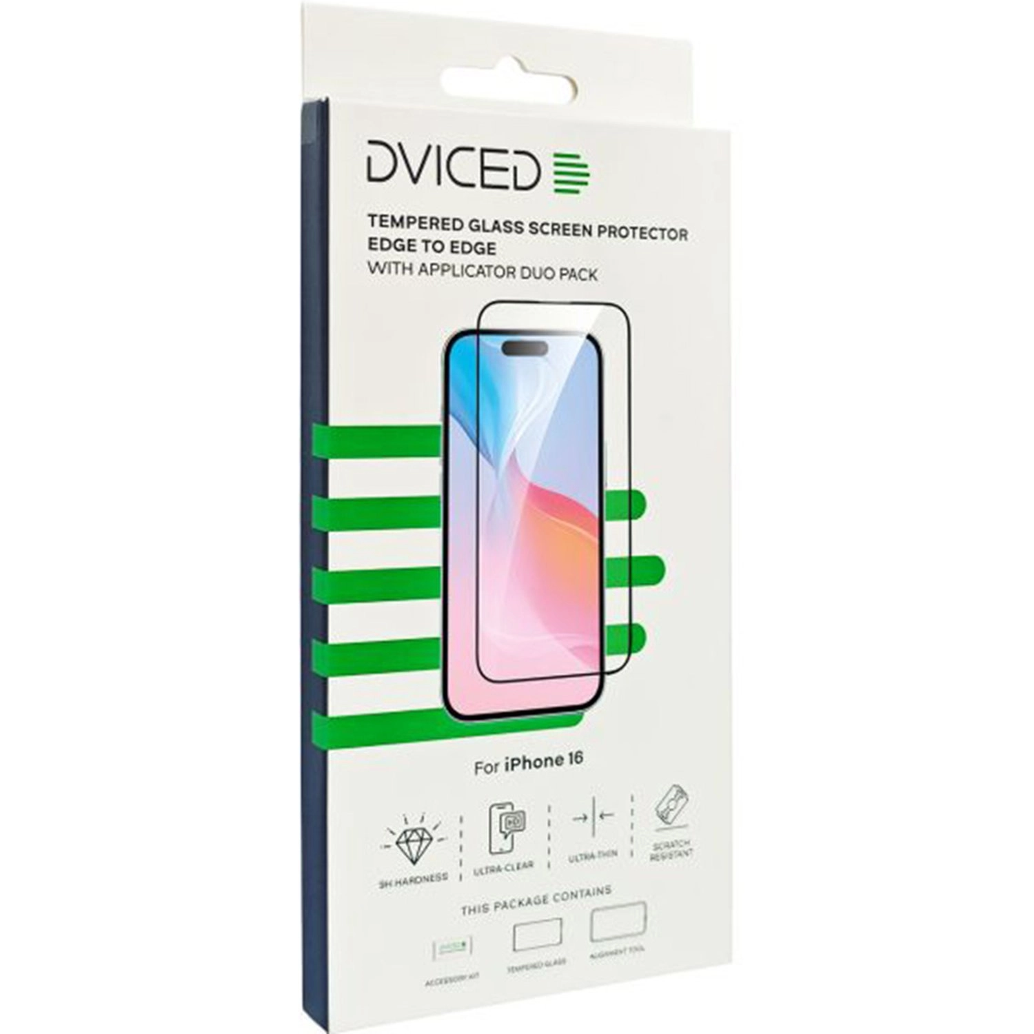 Tempered Glass Screen Protector for iPhone 16