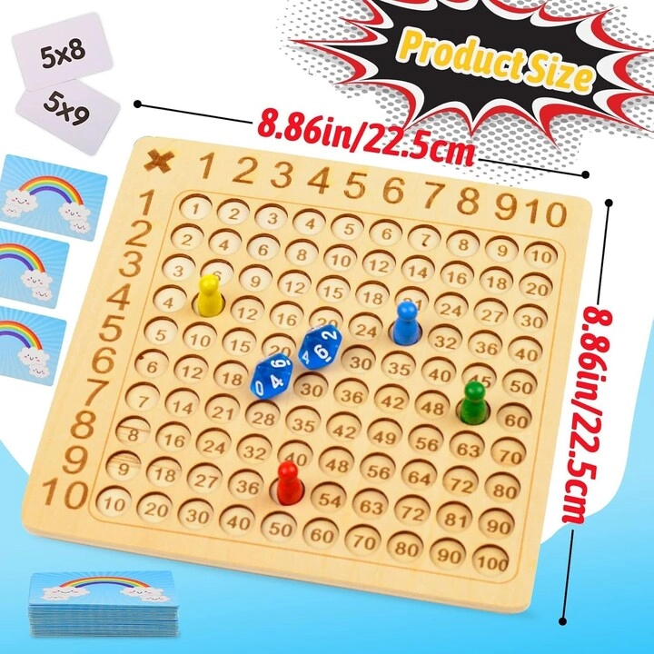 Multiplication Board - 3+