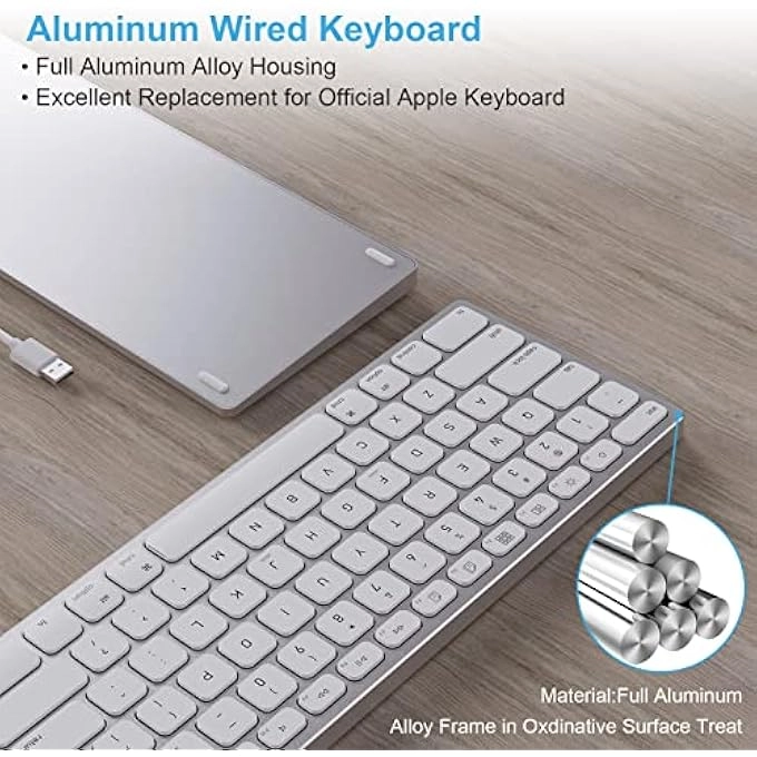 ALL-ALUMINUM KEYBOARD - Wired Mac OS Numeric Keypad