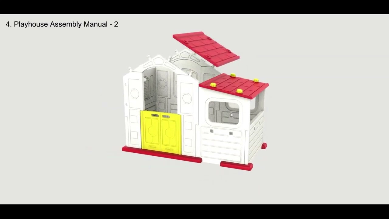 Tomo Big Playhouse - Slide Basketball Ring