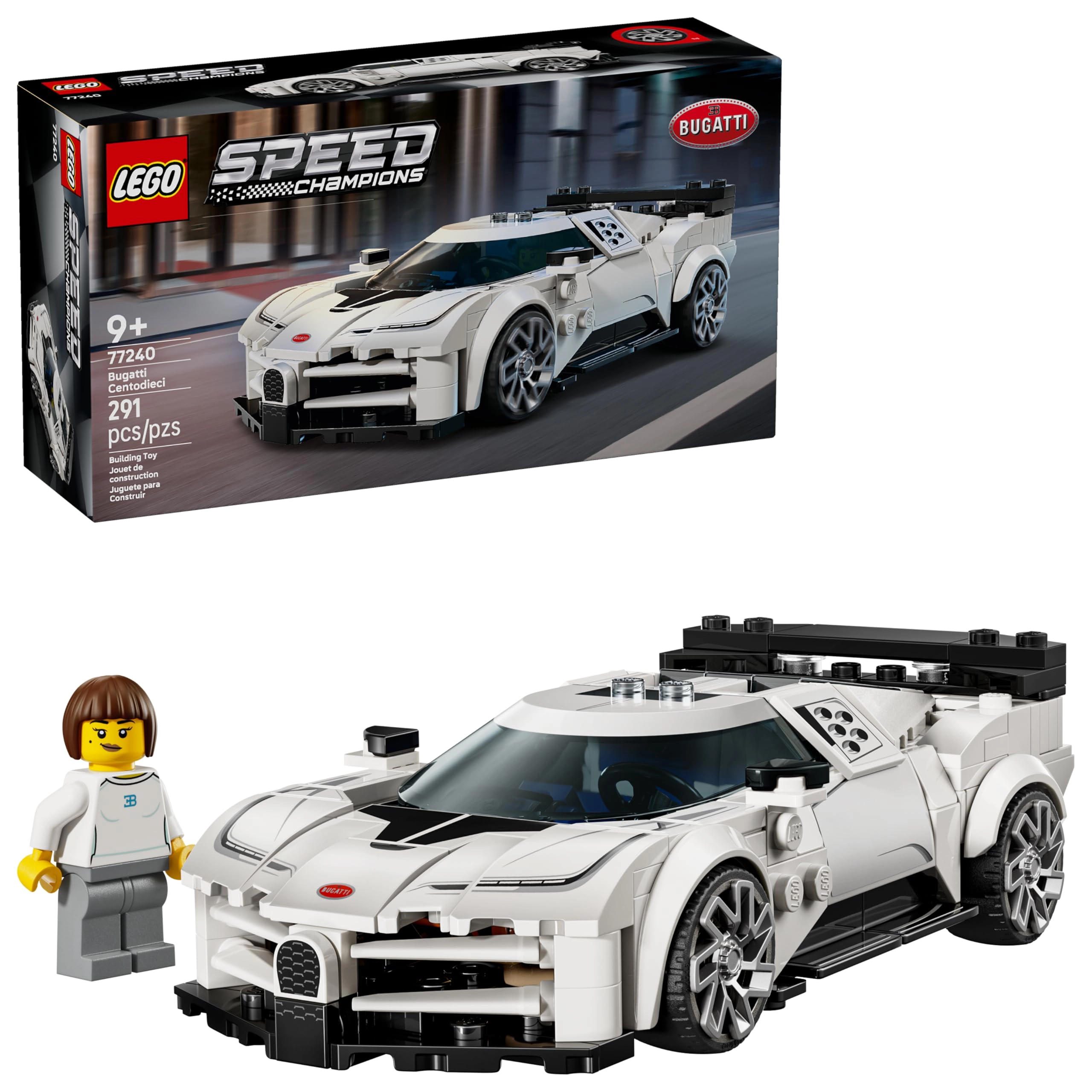 LEGO Speed Champions Bugatti Centodieci (77240) - Driver minifigure