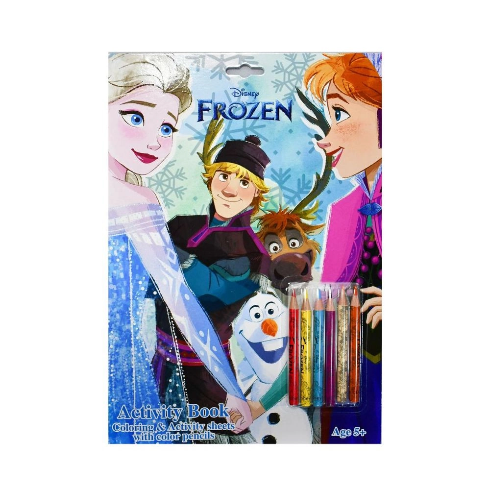 Crayola Colouring Activity Book And Markers Set - Frozen 30 pages