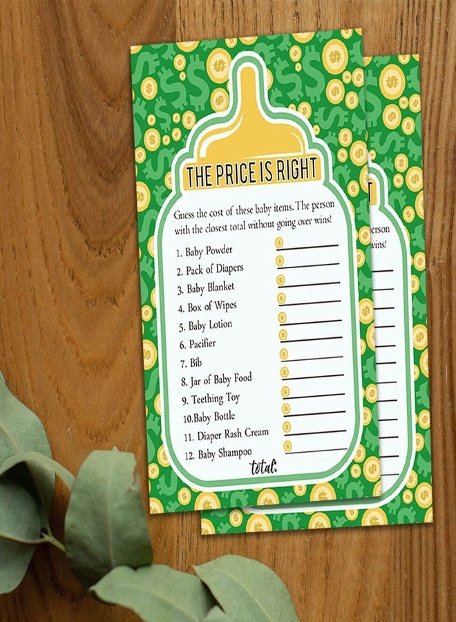 Price Is Right Baby Shower Game - Set of 50