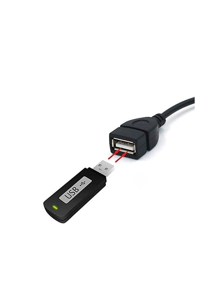 Yesido AUX to USB Adapter - 3.5mm Male USB 2.0 Female