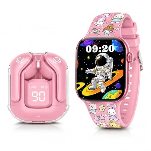 Kids Smart Watch + Wireless Earbuds 45.7mm GPS