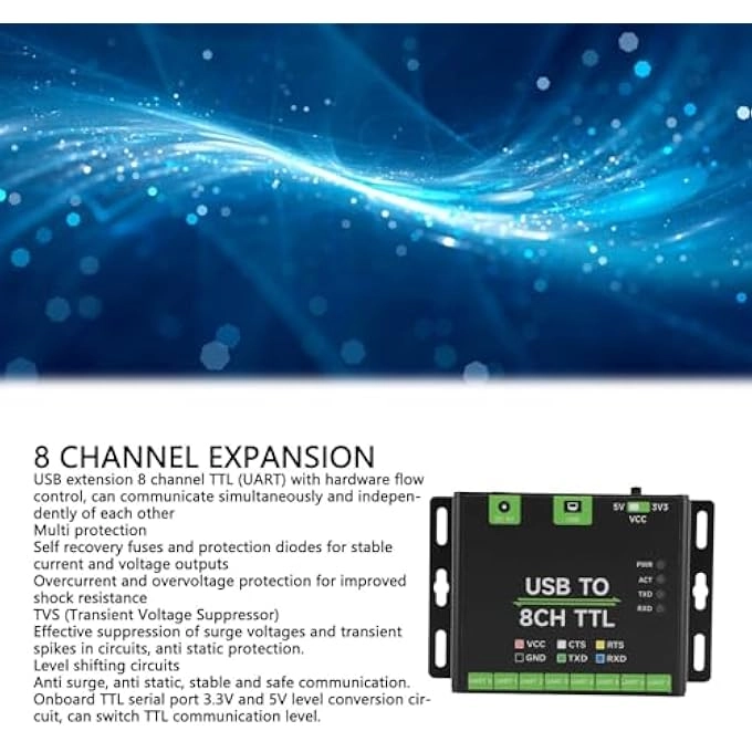 CH348 - 8 serial ports USB