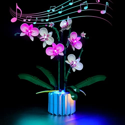 Lego Orchid LED Lighting Set - Music version pink