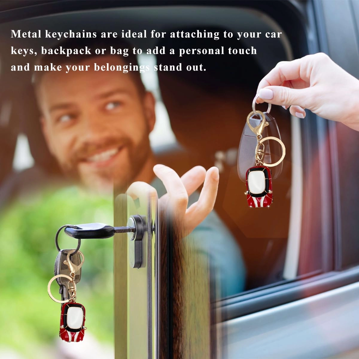 Car Model Rhinestone Keychain