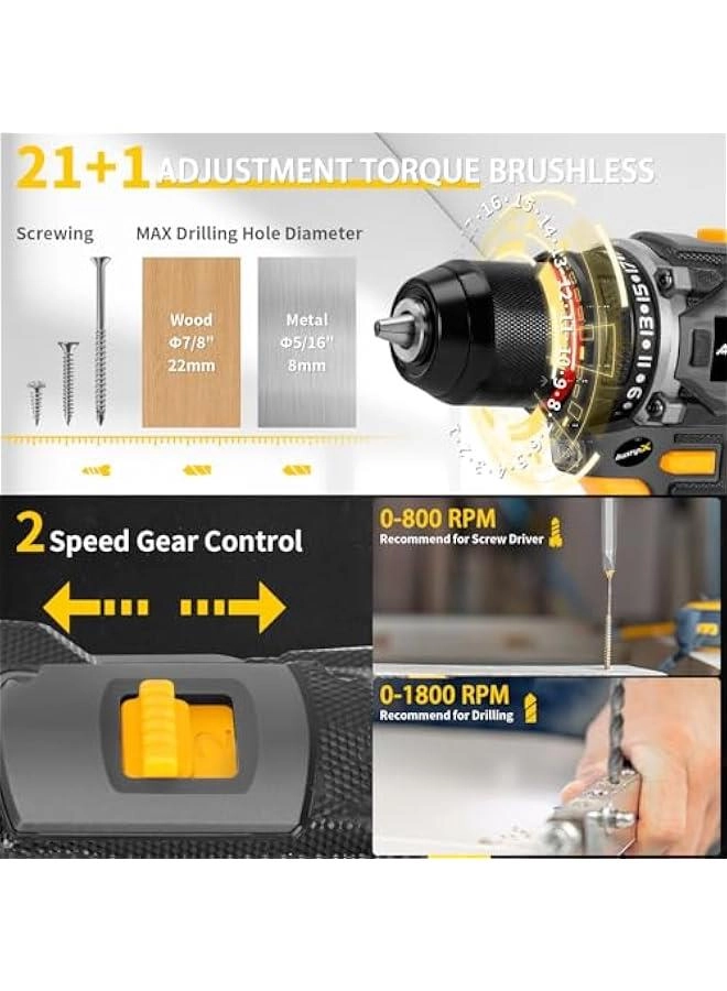 Brushless Compact Drill - 1.5AH 20V